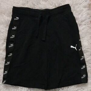 Kids Puma Black Athletic Shorts size M 10/12